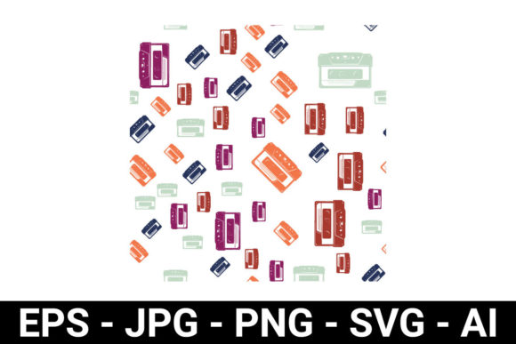 Cassette Retro Seamless Pattern: A Designer's Real-World Embroidery Review