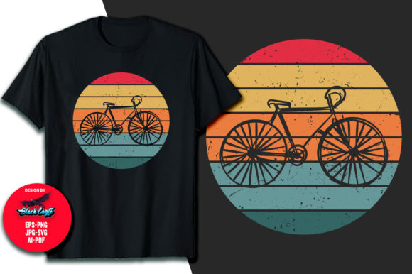 Cycling Vintage Retro T-Shirt Design Review