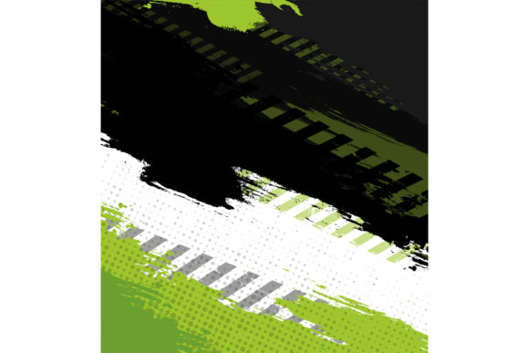 Green Retro Square Background Review