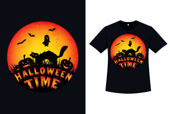 Halloween Retro T-shirt Spooky Design Review