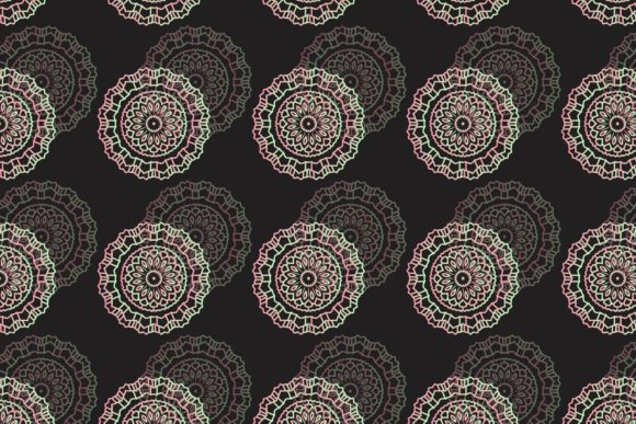 Mandala Retro Background Pattern Review
