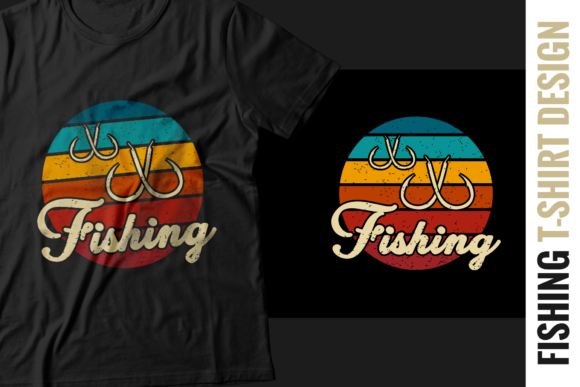 Retro Fishing T-shirt Design Review