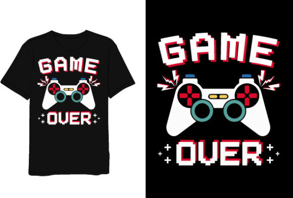 Retro Game T-shirt Design Template Review
