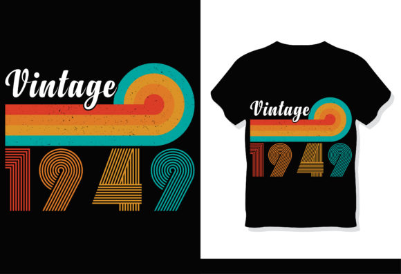 Retro Vintage 1949 T-Shirt Design Review