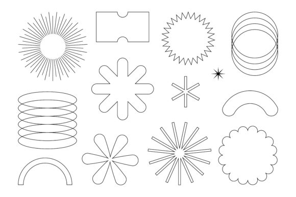 Trendy Retro Abstract Line Minimal Art Review