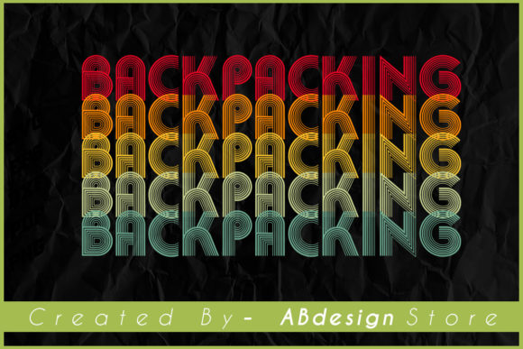 Vintage Retro Backpacking Sublimation Review