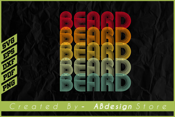 Vintage Retro Beard Sublimation Design Review