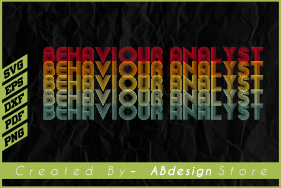 Vintage Retro Behavior Analyst Design Review