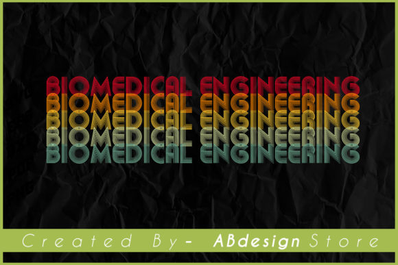 Vintage Retro Biomedical Engineer Design