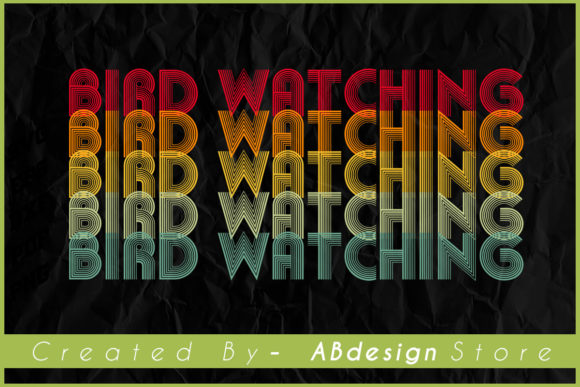 Vintage Retro Bird Watching Design Review