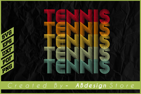 Vintage Retro Tennis Sublimation Design Review